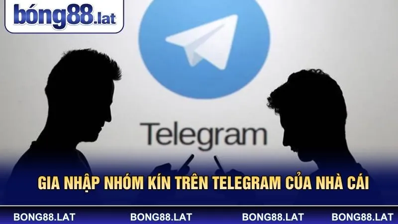 Gia nhập nhóm kín trên Telegram của nhà cái