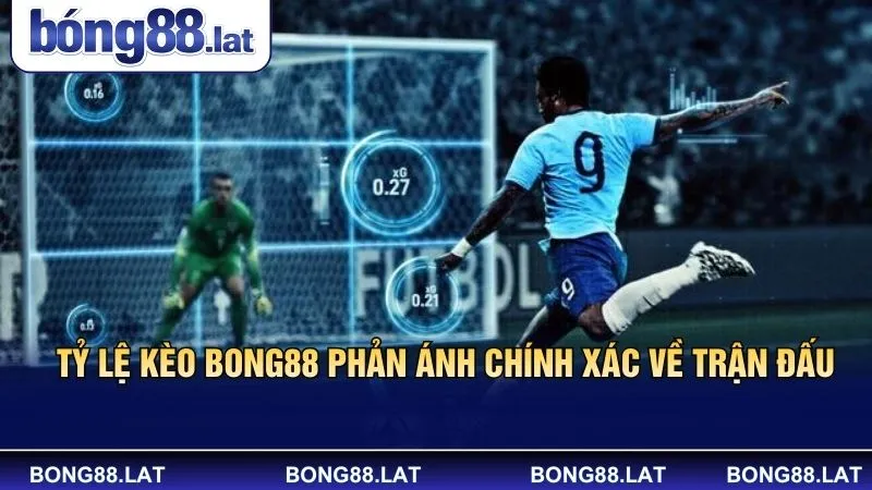 Tỷ lệ kèo Bong88 phản ánh chính xác về trận đấu